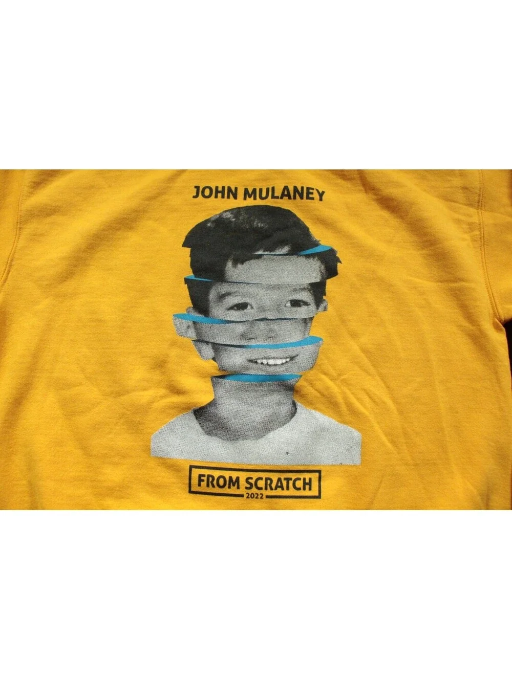 John Mulaney From Scratch Comedy Tour 2022 Sweatshirt L Yellow